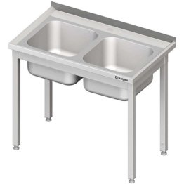 24080 600x600 262x262 - Stalgast Spültisch ohne Grundboden 10x6 mit zwei Becken