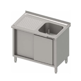 28267 1200x1200 7 262x262 - Spülschrank mit Schiebetüren, 1800x700x850 mm, mit einem Becken rechts, mit Aufkantung, verschweißt