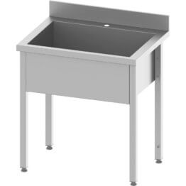 28768 1000x1000 262x262 - Edelstahl Topfspüle ECO mit einem Becken 120 x 60 x 85 cm, 300 mm Beckenhöhe mit Aufkantung, Selbstmontage (AISI201)