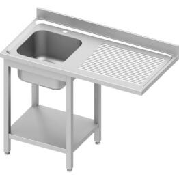 28788 1000x1000 262x262 - Edelstahl Spültisch ECO mit Grundboden und Überstand 140 x 70 x 90 cm mit einem Becken links mit Aufkantung Selbstmontage (AISI201)